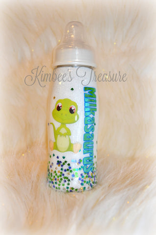 Boy Dino, 9oz Baby Bottle