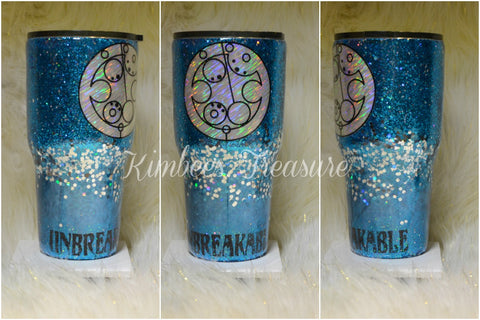 Circular Gallifreyan "Unbreakable", 30oz