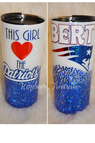 Patriots Girl Custom - 20oz Tumbler